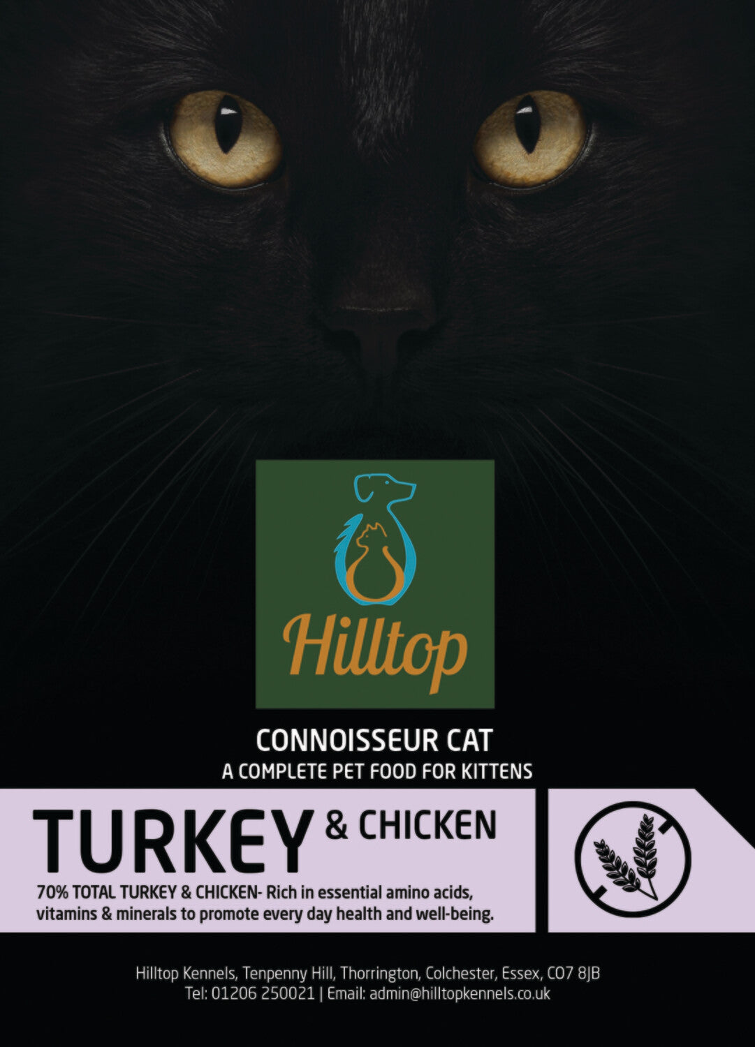 Hilltop Connoisseur Cat Food KITTEN - Turkey and Chicken