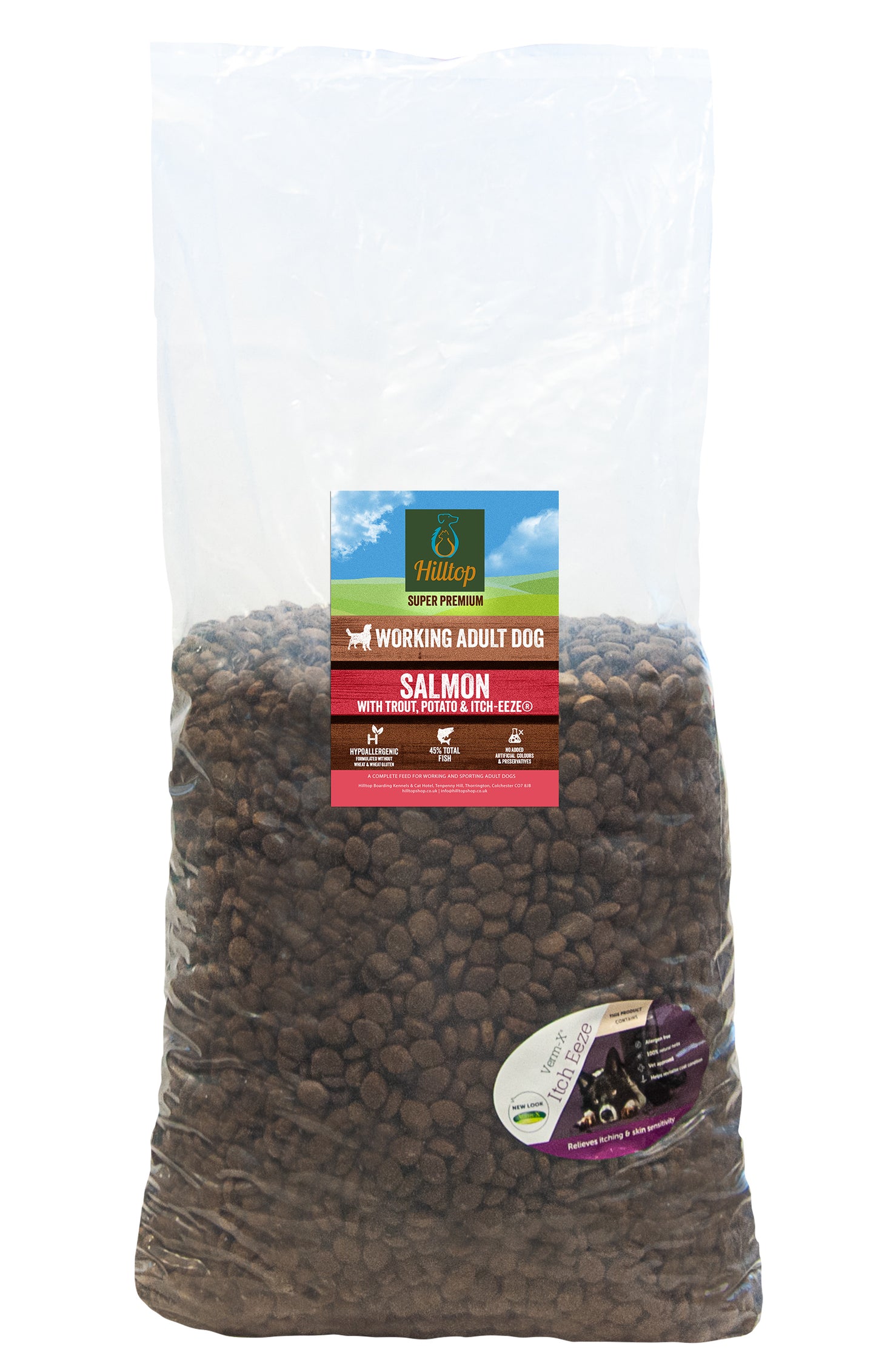 Hilltop Super Premium Adult Dog Food - Fish & Potato with Skin-Soothe (formerly Itch-Eeze)