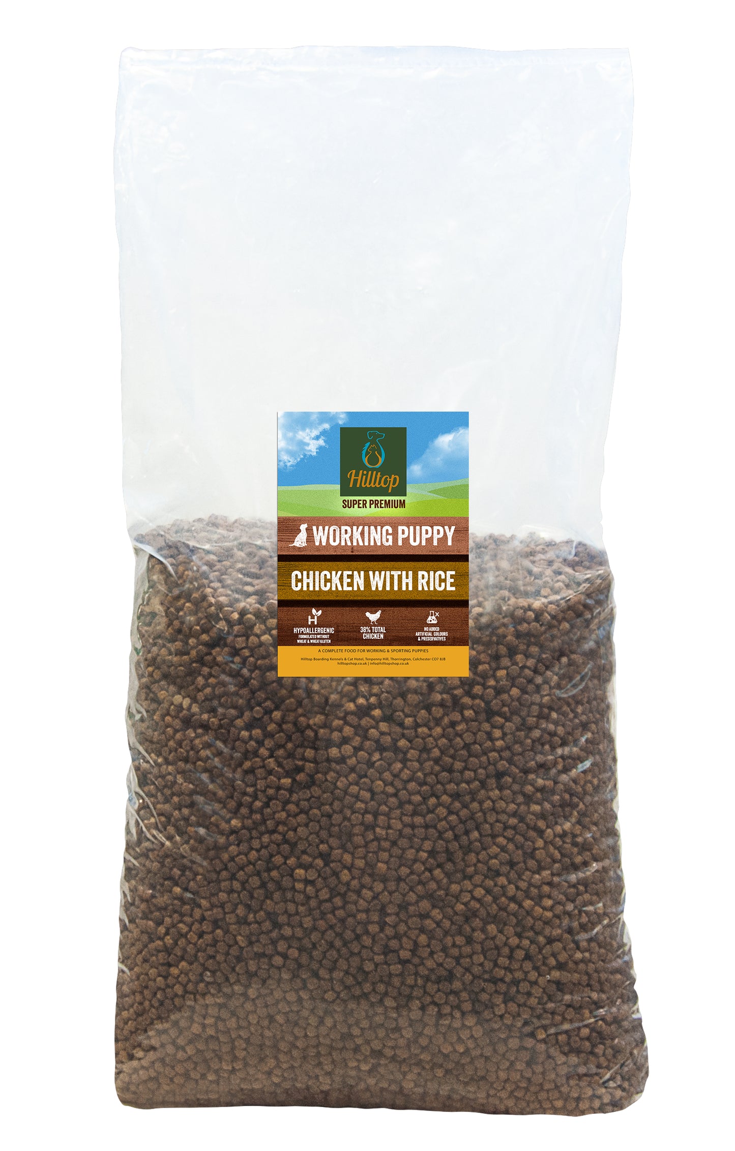 Hilltop Super Premium Dog Food PUPPY - Chicken & Rice