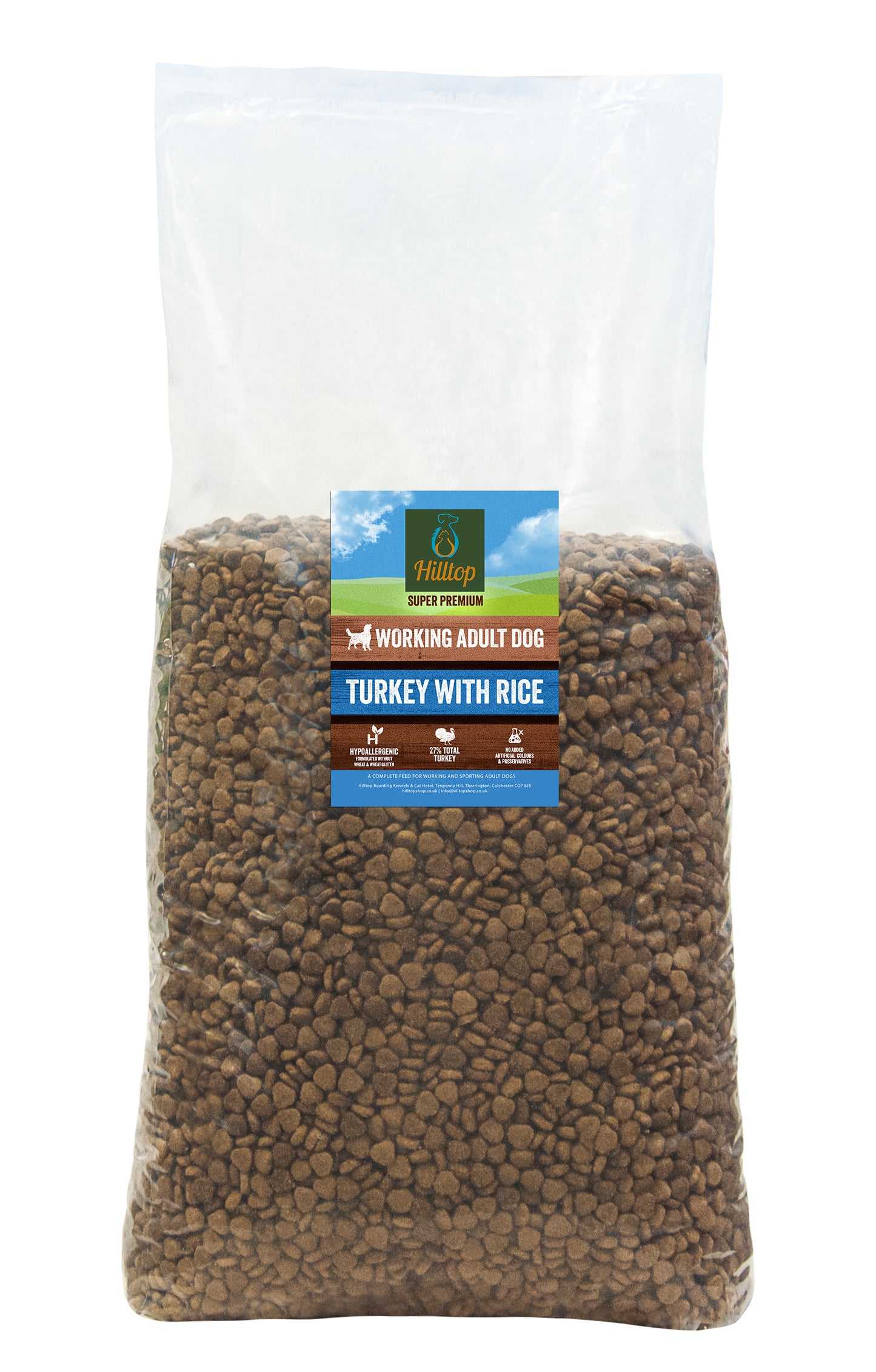Hilltop Super Premium Adult Dog Food - Turkey & Rice