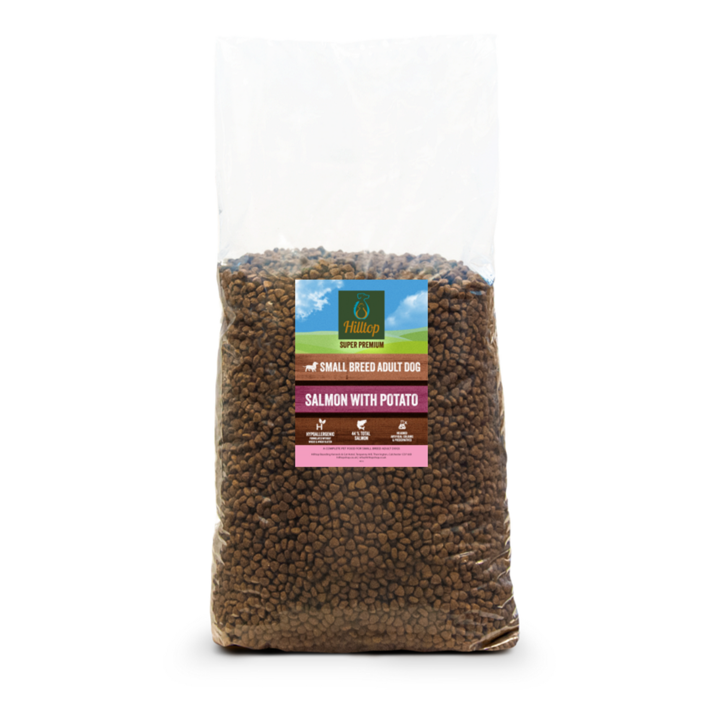 Hilltop Super Premium Dog Food SMALL BREED - Salmon & Potato