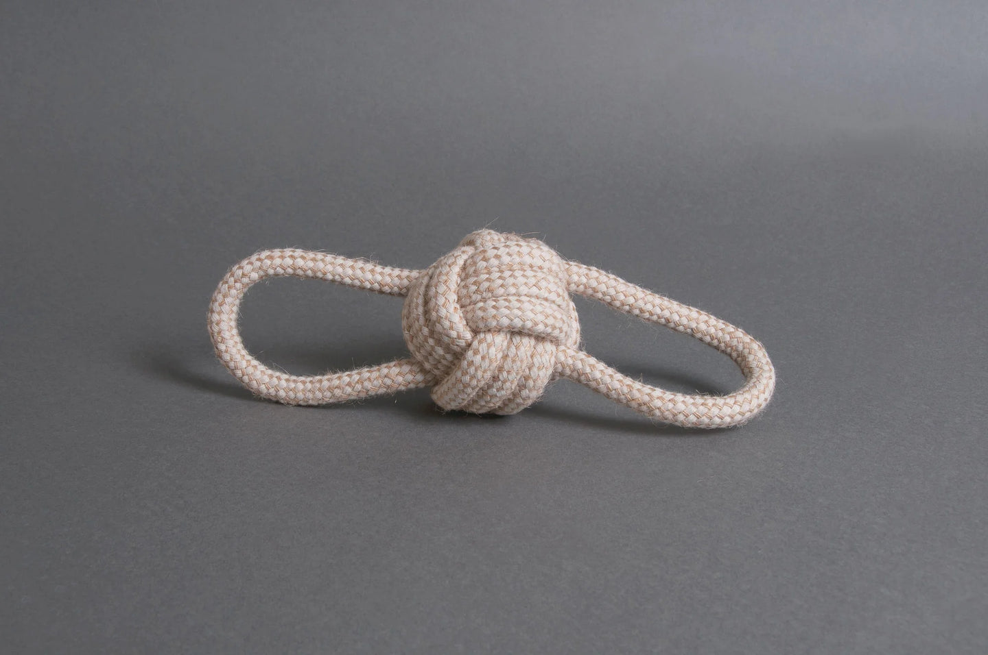 Natural Rope Toy - Bow Tie Ball