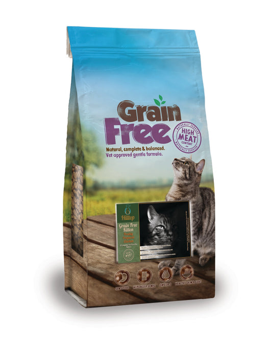 Hilltop Grain Free Cat Food KITTEN - Freshly Prepared Chicken, Salmon & Sweet Potato