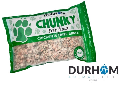 Durham (DAF): Chunky Free Flow Chicken & Tripe Mince (1kg)