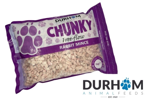 Durham (DAF): Chunky Free Flow Rabbit Mince (1kg)