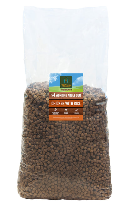 Hilltop Super Premium Adult Dog Food - Chicken & Rice