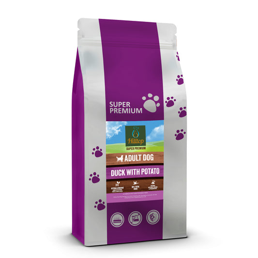 Hilltop Super Premium Adult Dog Food - Duck & Potato