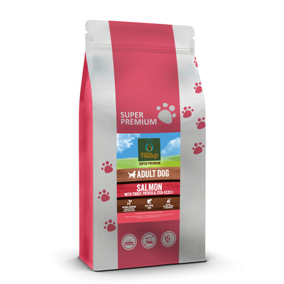 Hilltop Super Premium Adult Dog Food - Fish & Potato with Skin-Soothe (formerly Itch-Eeze)