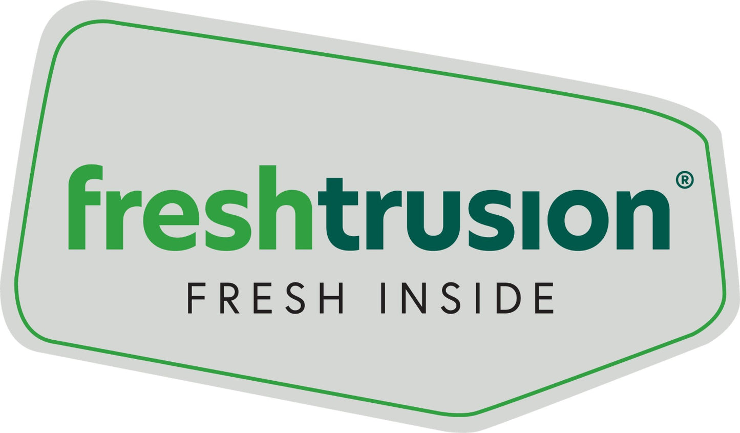 Logo of 'Freshtrusion' with a green border on a white background