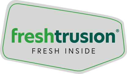 Logo of 'Freshtrusion' with a green border on a white background