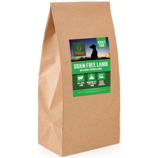 Hilltop Grain Free Adult Dog Food - Lamb, Sweet Potato & Mint