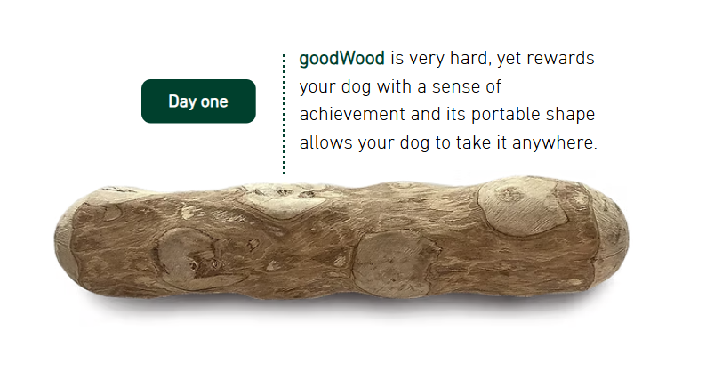 goodWood Coffee Wood Chewable Stick for Dogs