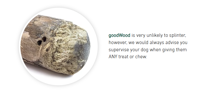goodWood Coffee Wood Chewable Stick for Dogs