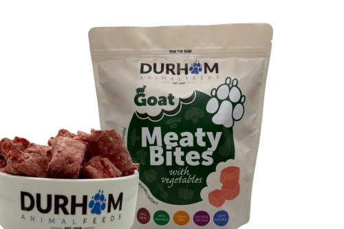 Durham (DAF): Meaty Bites Goat with Veg & Supplements (1kg)