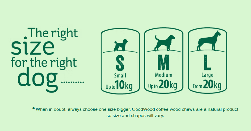 goodWood Coffee Wood Chewable Stick for Dogs
