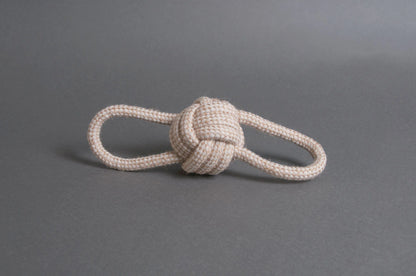 Natural Rope Toy - Bow Tie Ball